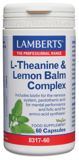 Lamberts Complexo de Teanina e Erva-cidreira 60 Tabs 8317-60