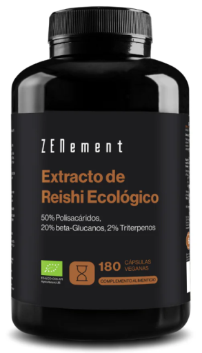 Zenement Extrato de Reishi Org&acirc;nico 180 C&aacute;psulas