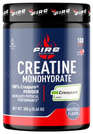 Fire Nutrition Creatina em P&oacute; Creapure 300 gr