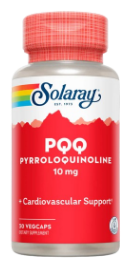 Solaray Pqq 10 mg 30 c&aacute;psulas