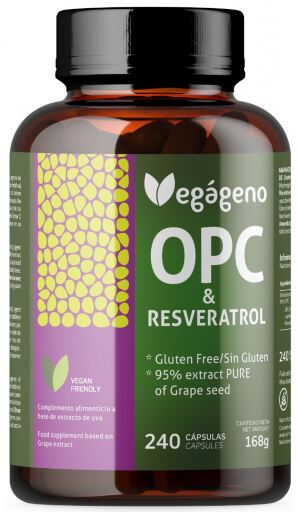 Opc Semente de Uva-Resveratrol 240 C&aacute;psulas