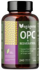 Opc Semente de Uva-Resveratrol 240 C&aacute;psulas