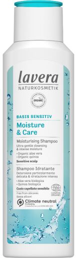 Lavera Shampoo Hidratante e Cuidado Basis Sensitiv 250 ml