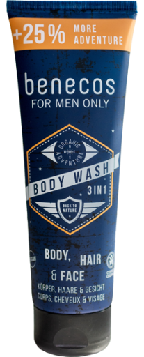 Benecos Sabonete L&iacute;quido 3 em 1 para Homens 250 ml