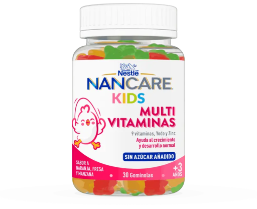 Multivitaminas infantis 30 gomas laranja morango e ma&ccedil;&atilde;
