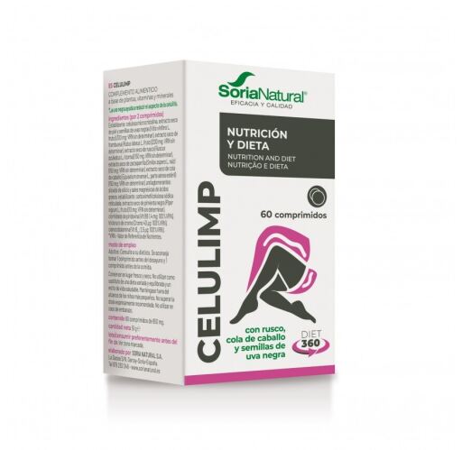 Soria Natural Celulimp 60 Comprimidos