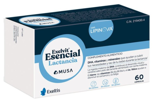 Exeltis Exelvit Essential Amamenta&ccedil;&atilde;o 60 C&aacute;psulas