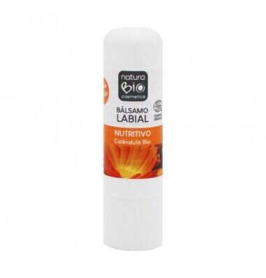 NaturaBIO Cosmetics B&aacute;lsamo Labial Nutritivo Cal&ecirc;ndula Bio Pl&aacute;stico 9,5 gr