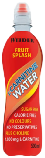 Água L-Carnitina Fruit Splash 500 ml x 6 unidades