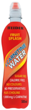 Água L-Carnitina Fruit Splash 500 ml x 6 unidades