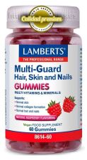 Multiprotetor Cabelo Pele Unhas 60 Gomas Morango