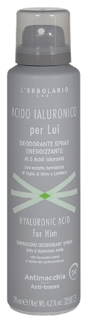 L'Erbolario Desodorante Spray &Aacute;cido Hialur&ocirc;nico 125 ml