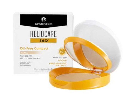 Heliocare 360 Oil-Free Compacto FPS 50+ Cor Perolada 10 gr