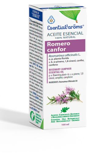 Esential'ar&ocirc;ms &Oacute;leo Essencial de Alecrim e C&acirc;nfora 100 ml