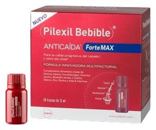 Pilexil Fortemax Anti-Queda de Cabelo Beb&iacute;vel 30 Frascos 15 ml
