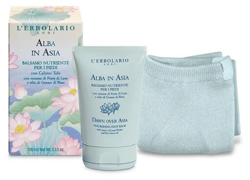 L'Erbolario B&aacute;lsamo para os p&eacute;s Dawn Over Asia com meias Tabi 100 ml