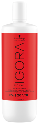 Schwarzkopf Professional Igora Royal Oil Base Lo&ccedil;&atilde;o Ativadora 6% 20 Vol. 1000 ml