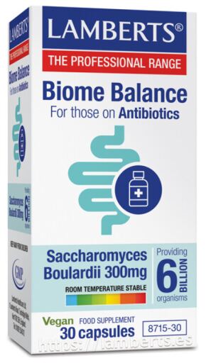 Lamberts Biome Balance Antibi&oacute;ticos 30 C&aacute;psulas