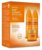 Pacote profissional p&oacute;s-alisamento brasileiro com 3 pe&ccedil;as