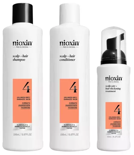 Nioxin Kit de tratamento avan&ccedil;ado System 4 3 pe&ccedil;as