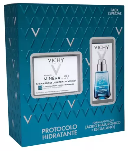 Vichy Estojo de Creme Hidratante Min&eacute;ral 89 2 Pe&ccedil;as