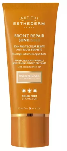 Institut Esthederm Bronz Repair Sunkissed Creme Facial Antirrugas com Cor 50 ml