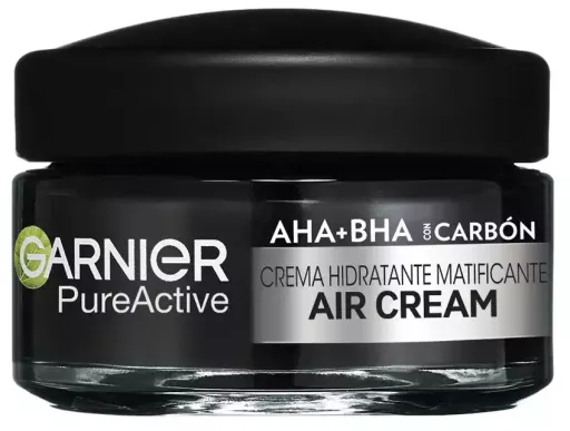 Creme Hidratante Matificante Pure Active Aha + Bha + Carv&atilde;o 50 ml