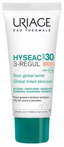 Uriage Hys&eacute;ac 3-Regul Global Care Tripla A&ccedil;&atilde;o FPS30 40 ml