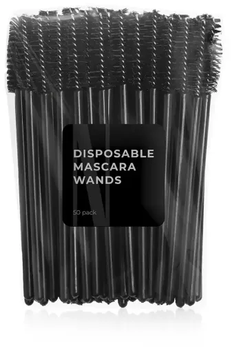 Nanolash Bast&otilde;es de r&iacute;mel descart&aacute;veis, aplicadores descart&aacute;veis, 50 unidades