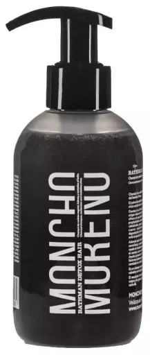 Moncho Moreno Shampoo de carv&atilde;o para cabelos Bathman Detox