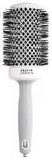 Escova redonda Expert Blowout Shine branca e cinza