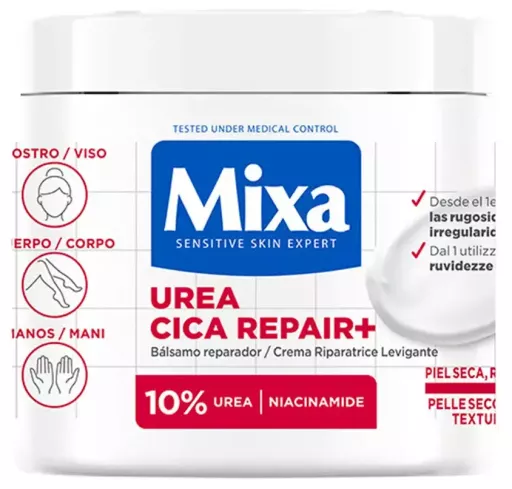 B&aacute;lsamo Reparador Urea Cica Repair+ para Pele Seca e &Aacute;spera 400 ml