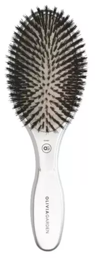 Escova de cerdas ovais de javali Expert Care, cor prata, 1 unidade.