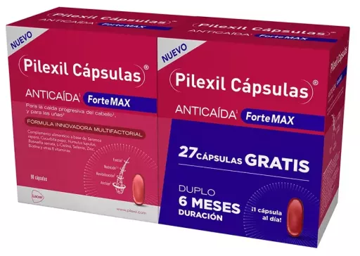 Pilexil Forte Max C&aacute;psulas Antiqueda - Pacote com 2 x 90 C&aacute;psulas