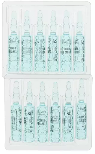 Frascos de tampa cinza 12 x 5 ml