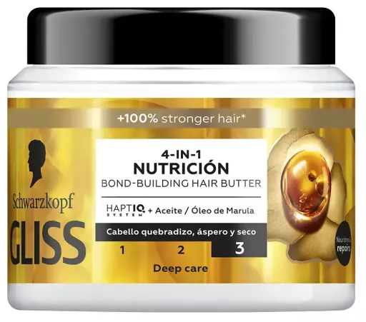 Schwarzkopf M&aacute;scara Nutritiva Gliss Oil 400 ml