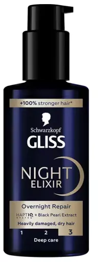 Schwarzkopf S&eacute;rum Elixir Noturno Gliss para Cabelos Danificados 100 ml