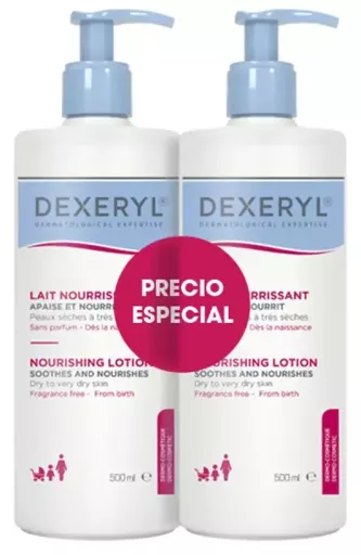 Dexeryl Lo&ccedil;&atilde;o Nutritiva Pack 2 X 500 ml