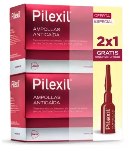 Pilexil Ampolas Antiqueda de Cabelo 20 + 20 C&aacute;psulas