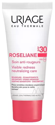 Uriage Roseliane Creme Facial Antivermelhid&atilde;o FPS 30 Hidratante 40 ml