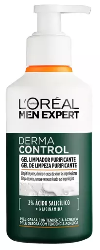 L'Or&eacute;al Paris Gel de Limpeza Purificante Men Expert Derma Control 260 ml