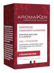 Aromaker Suplemento alimentar antiqueda de cabelo, 3 x 60 c&aacute;psulas