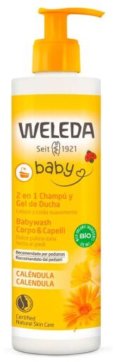 Weleda Shampoo para Beb&ecirc; e Gel de Banho de Cal&ecirc;ndula 400ml