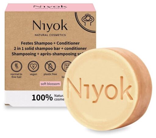 Shampoo e condicionador s&oacute;lido Soft Blossom 80 g
