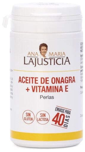 Ana Mar&iacute;a Lajusticia &Oacute;leo de Pr&iacute;mula + Vitamina E 80 P&eacute;rolas