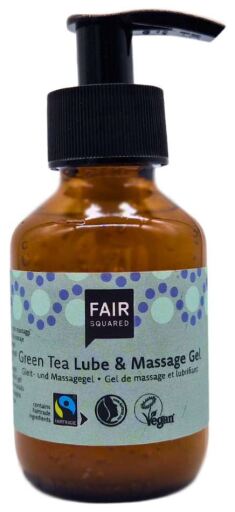 Fair Squared Gel lubrificante &iacute;ntimo para massagem com ch&aacute; verde 100 ml