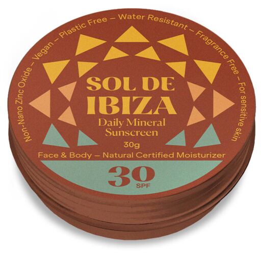 Sol de Ibiza Protetor solar em lata FPS 30 30 ml
