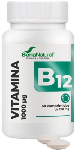 Soria Natural Vitamina B12 1000 mg 60 Comprimidos
