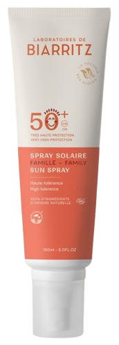 Laboratoires de Biarritz Protetor solar em spray para rosto e corpo FPS 50+ 150 ml