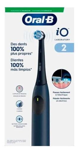 Oral-B Escova el&eacute;trica profissional Io 2 para limpeza, azul